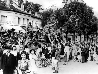 Bevrijding van Parijs, augustus 1944 door Unbekannt