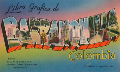 Libro Grafico de Barranquilla Colombia, c1940s door Unbekannt