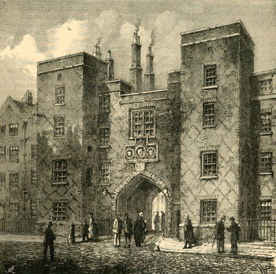 Lincolns Inn Gate, Chancery Lane, 1881 door Unbekannt