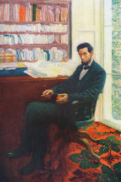 Lincolns laatste dag, Abraham Lincoln 1891-1865, 1907 door Unbekannt