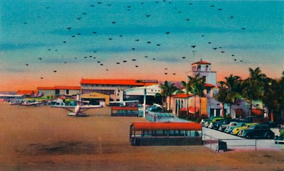 Lindbergh Field en Administratiegebouw. San Diego, Californië, ca. 1941 door Unbekannt