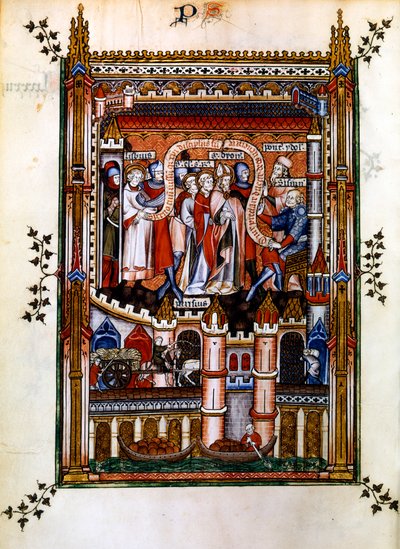 Lisbius verklaart zichzelf een discipel van Christus, 1317 door Unbekannt