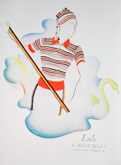 Lisle door Allen Solly, modeadvertentie, 1937 door Unbekannt