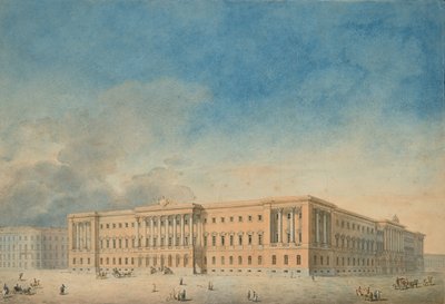 Lobanov-Rostovsky Paleis in Sint-Petersburg door Unbekannt