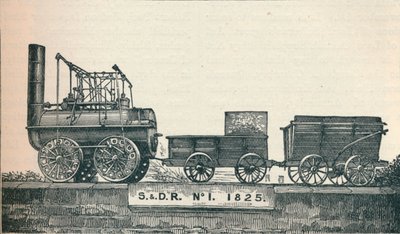 Locomotion no 1, gebouwd voor de Stockton & Darlington Railway door Unbekannt