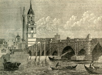 London Bridge, ca. 1872 door Unbekannt