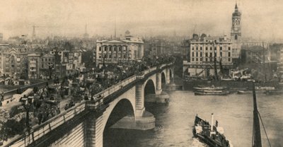 London Bridge, ca. 1906 door Unbekannt