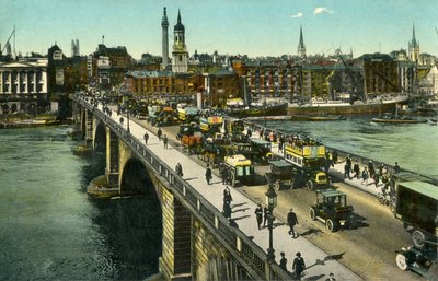 London Bridge, ca. 1910 door Unbekannt