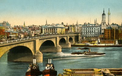 Londen Brug, ca. 1910 door Unbekannt