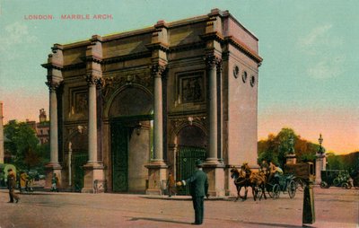 Londen, Marble Arch, ca. 1906 door Unbekannt