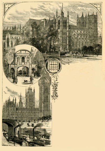 Londen. Westminster en de westelijke buitenwijken, 1881 door Unbekannt
