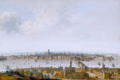 Londen vanaf Southwark door Unbekannt