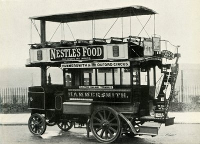 Londense stoom bus, 1902, 1947 door Unbekannt