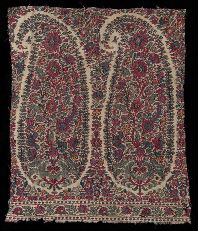 Lang sjaalfragment, 1820-1825 door Unbekannt