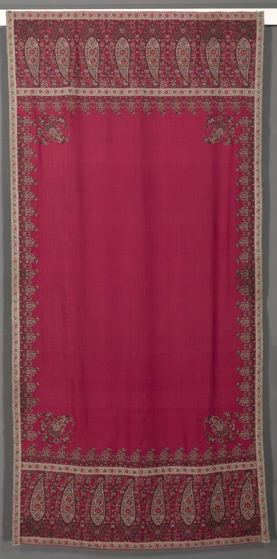 Lange sjaal, ca. 1825 door Unbekannt