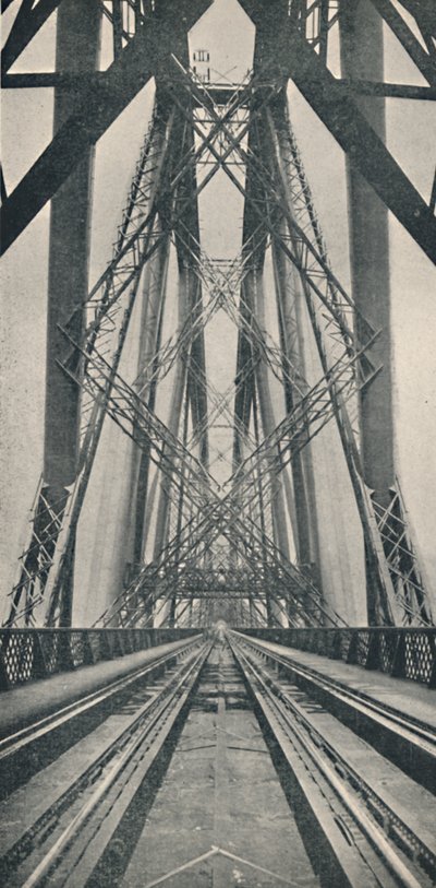 Kijkend door de Forth Bridge, 1926 door Unbekannt