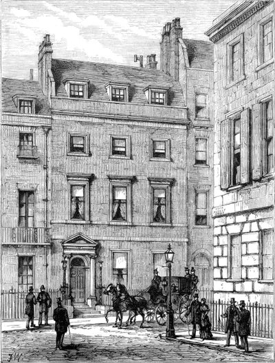 Huis van Lord Beaconsfield, 19, Curzon Street, Mayfair, Londen, 1900 door Unbekannt