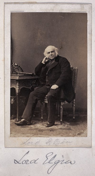 Lord Elgin, Britse diplomaat, ca. 1860 door Unbekannt