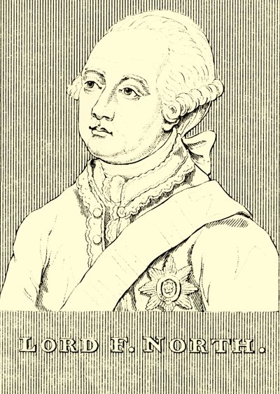 Lord F. North, 1732-1792 door Unbekannt