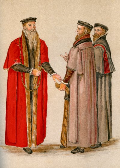 Lord Mayor en wethouders, 1893 door Unbekannt