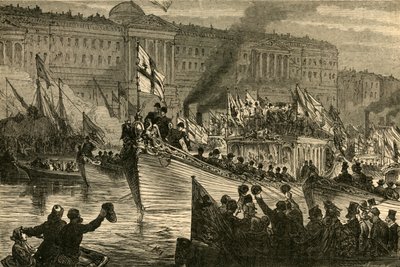 Waterprocessie van de Lord Mayor, 1897 door Unbekannt