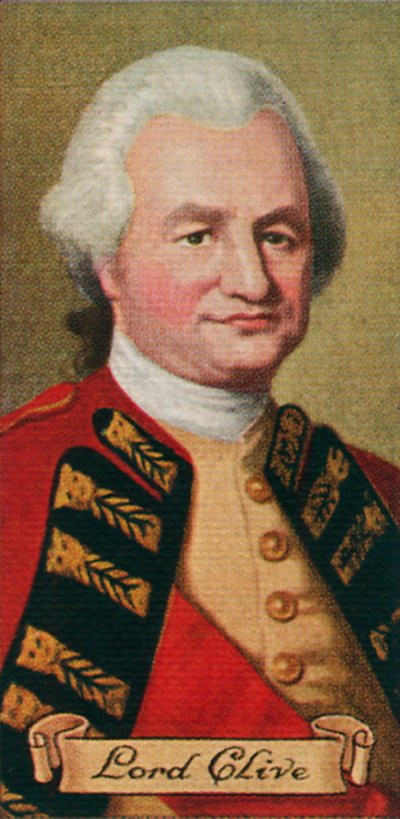 Lord Robert Clive, uit een serie sigarettenkaarten, 1935 door Unbekannt