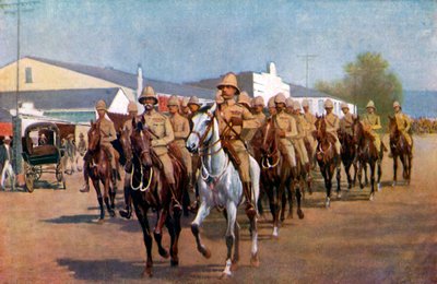 Lord Roberts betreedt Pretoria, 1925 door Unbekannt