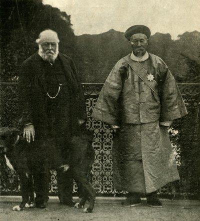 Lord Salisbury en Li Hung Chang, 1901 door Unbekannt