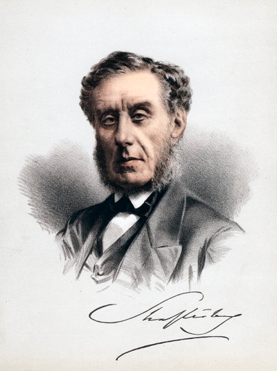 Lord Shaftesbury, Engels staatsman, moraalfilosoof, filantroop en fabrieksvernieuwer, ca. 1880 door Unbekannt