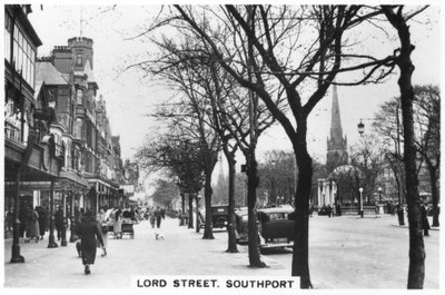 Lord Street, Southport, 1937 door Unbekannt
