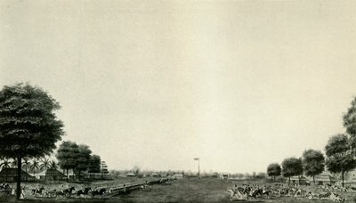 Lord Wellesley beoordeelt de lijfwacht in Ballygunje, ca. 1770, ca. 19250 door Unbekannt