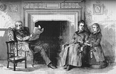 Lord en Lady Wolseley en hun dochter, ca. 1882-85 door Unbekannt