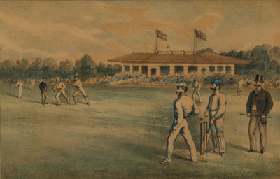 Lords Cricket Ground, 19e eeuw door Unbekannt