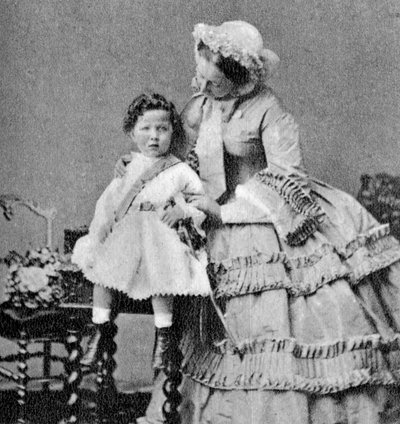 Louis Napoleon, Prins Imperial, als jong kind door Unbekannt
