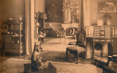 Louis XIV Kamer in de Cubaanse Ambassade in Brussel, België, 1927 door Unbekannt
