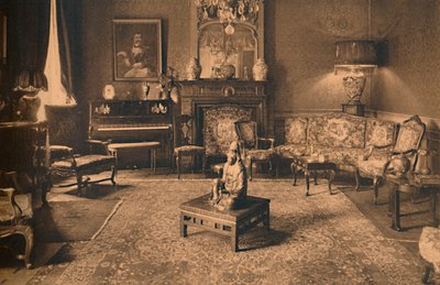 Louis XIV Kamer in de Cubaanse ambassade in Brussel, België, 1927 door Unbekannt