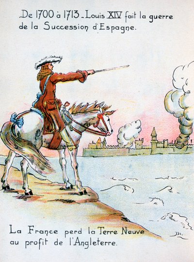 Lodewijk XIV en de Spaanse Successieoorlog, 1700-1715 20e eeuw door Unbekannt