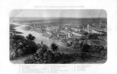 Lucknow, Uttar Pradesh, India, 19e eeuw door Unbekannt
