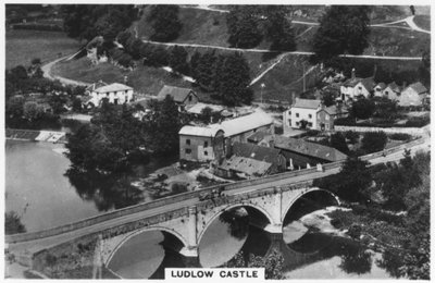 Kasteel Ludlow door Unbekannt