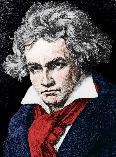 Ludwig van Beethoven, Duitse componist en pianist door Unbekannt