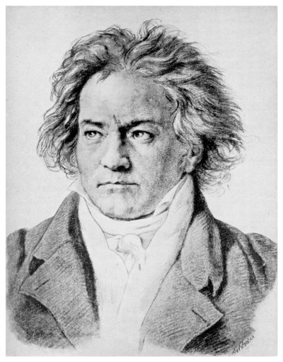 Ludwig van Beethoven, Duitse componist, c1818-1822 1956 door Unbekannt