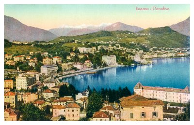 Lugano, Zwitserland door Unbekannt