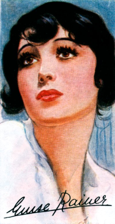 Luise Rainer, 1910-, tweevoudig Academy Award-winnende filmactrice, 20e eeuw door Unbekannt