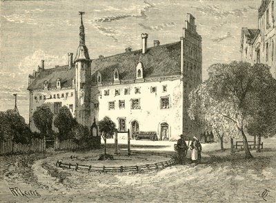 Luthers Huis, Wittenberg, 1890 door Unbekannt