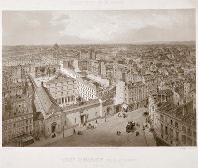 Lycee Bonaparte, Parijs, 1867 door Unbekannt