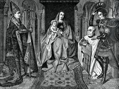 Madonna en Kind met kanunnik Joris van der Paele, 1436, 1870 door Unbekannt