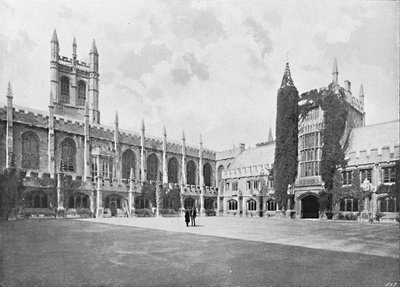 Magdalen College-Klooster en Klok- en Stichterstorens, c1896 door Unbekannt