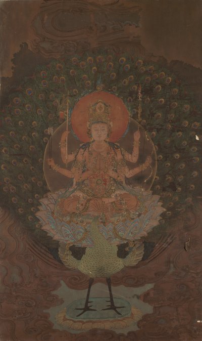 Mahamayuri Kujaku Myoo, 1868-1912 door Unbekannt