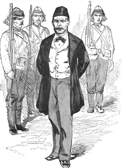 Mahmoud Fehmy, Chef van de Arabische Staf, ca. 1882 door Unbekannt