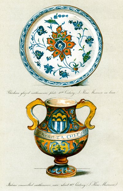 Majolica door Unbekannt